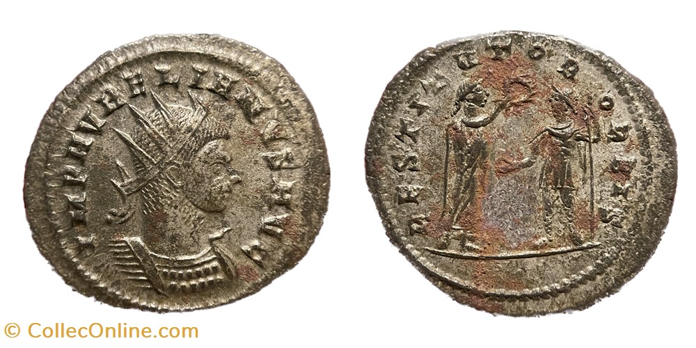Aurelian - Cyzicus RIC 2997 coins ancient to romans imperial and republican aurelian cyzicus ric 2997