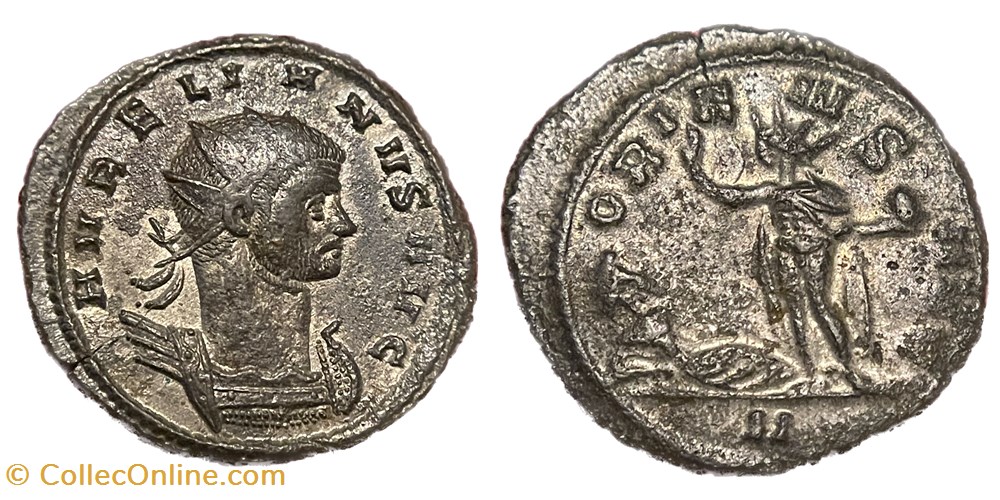 Aurelian - Rome RIC Temp 1711 coins ancient to romans imperial and republican aurelian rome ric temp 1711