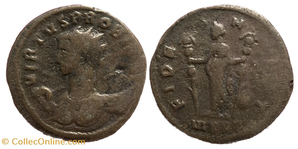 Probus - Ticinum RIC 366 6th Officina var. coins ancient to romans imperial and republican probus ticinum ric 366 6th officina var