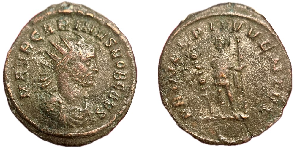 Carinus - Rome RIC V.2 174 coins ancient to romans imperial and republican carinus rome ric v 2 174