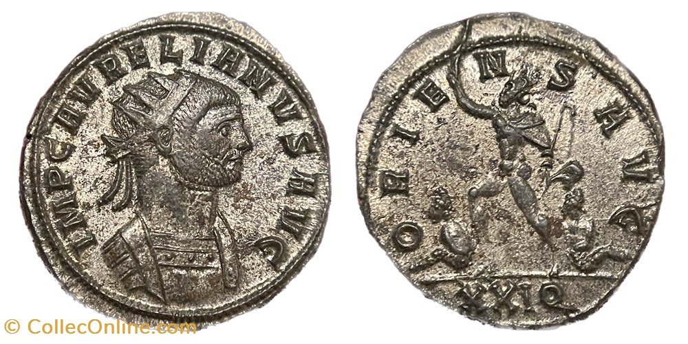 Aurelian - Siscia RIC Temp 2379 coins ancient to romans imperial and republican aurelian siscia ric temp 2379