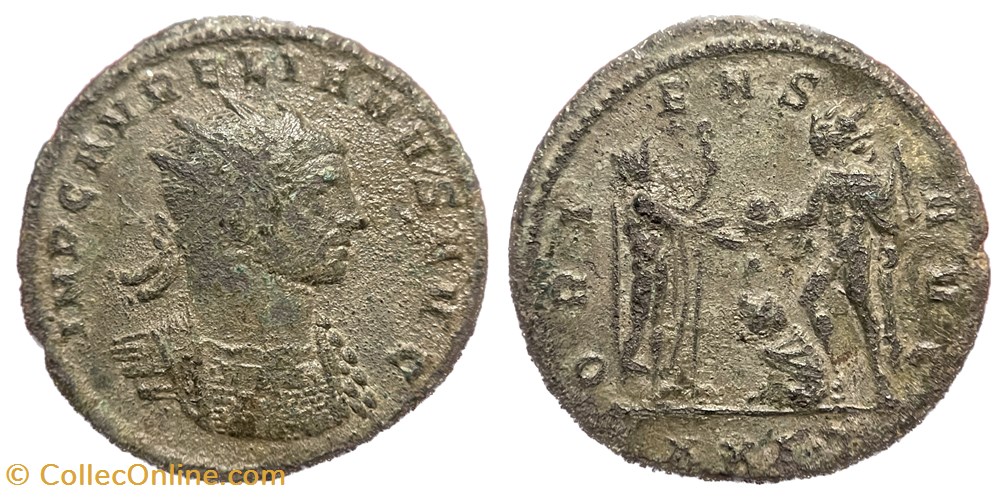 Aurelian - Serdica RIC Temp 2704 coins ancient to romans imperial and republican aurelian serdica ric temp 2704