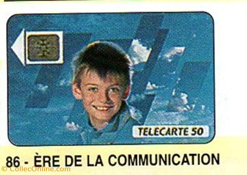 1989 24 ERE DE LA COMMUNICATION divers telecartes cartes telephoniques 1989 24 ere de la communication