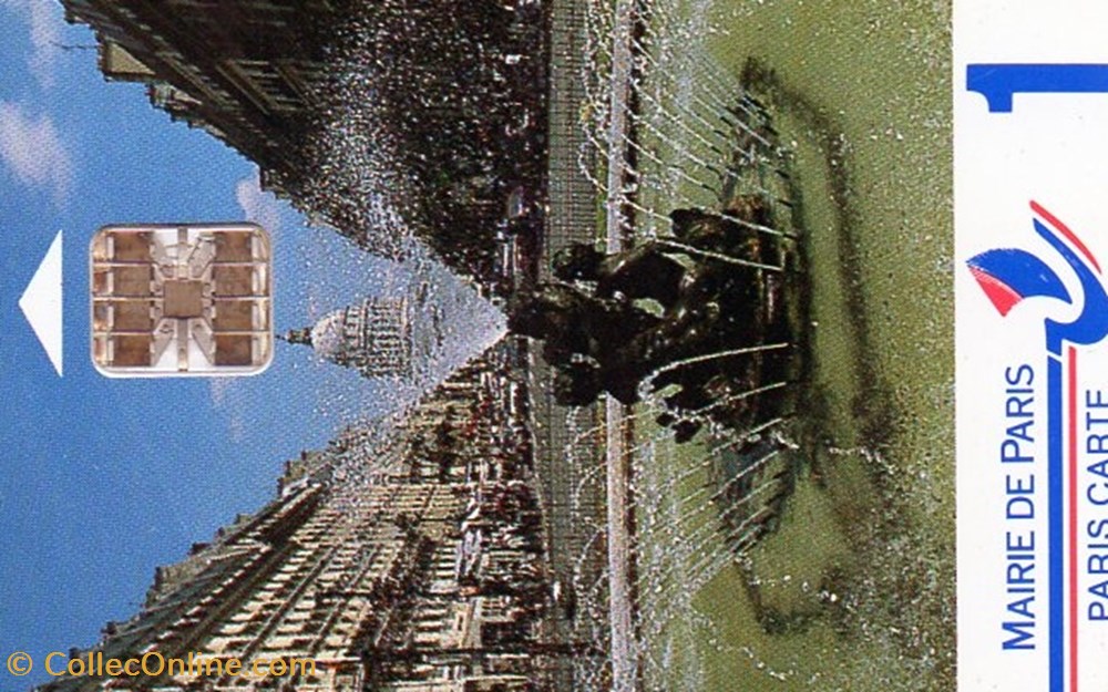 divers telecartes paris carte 1 fontaine edmond rostand verso texte fontaine