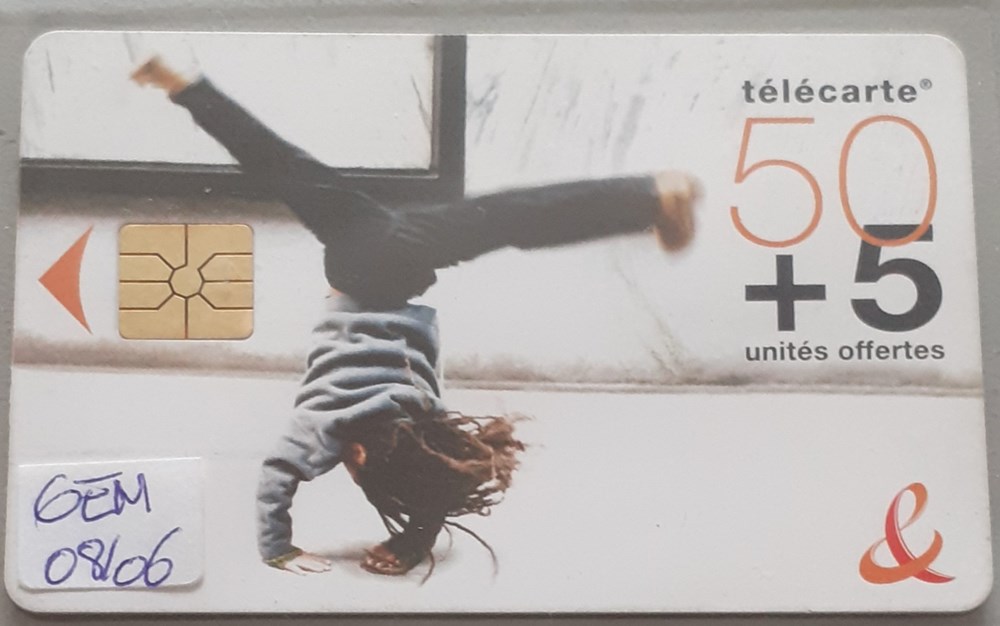 divers telecartes cartes telephoniques 2006 dance 50u 5u