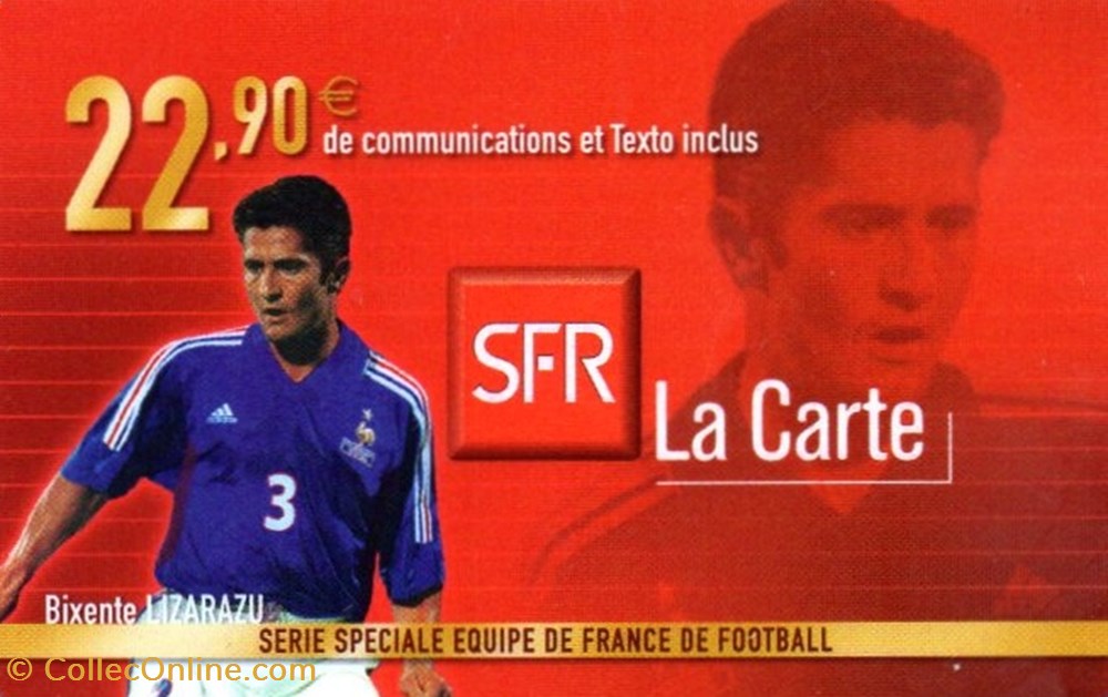 divers telecartes edf sfr 22 90 b lizarazu rigide