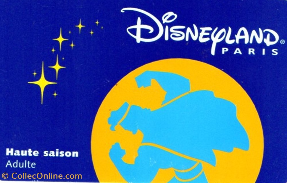 1998 HERCULE DISNEYLAND PARIS SANS N° SERIE vieux papiers tickets entree 1998 hercule disneyland paris sans n serie