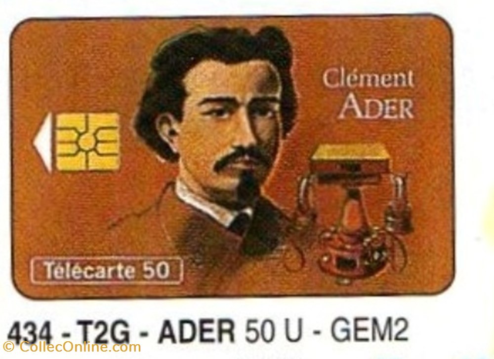 divers telecartes 1993 16 t2g ader 50u 06 93 gem2
