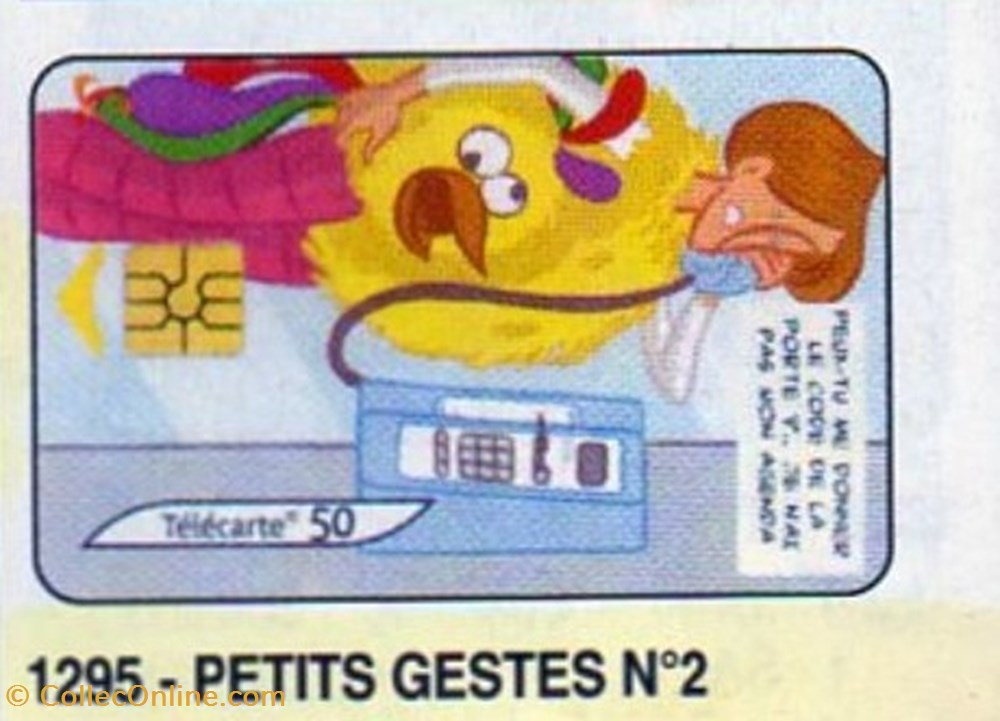 2004 08 PETITS GESTES N°2 divers telecartes 2004 08 petits gestes n 2