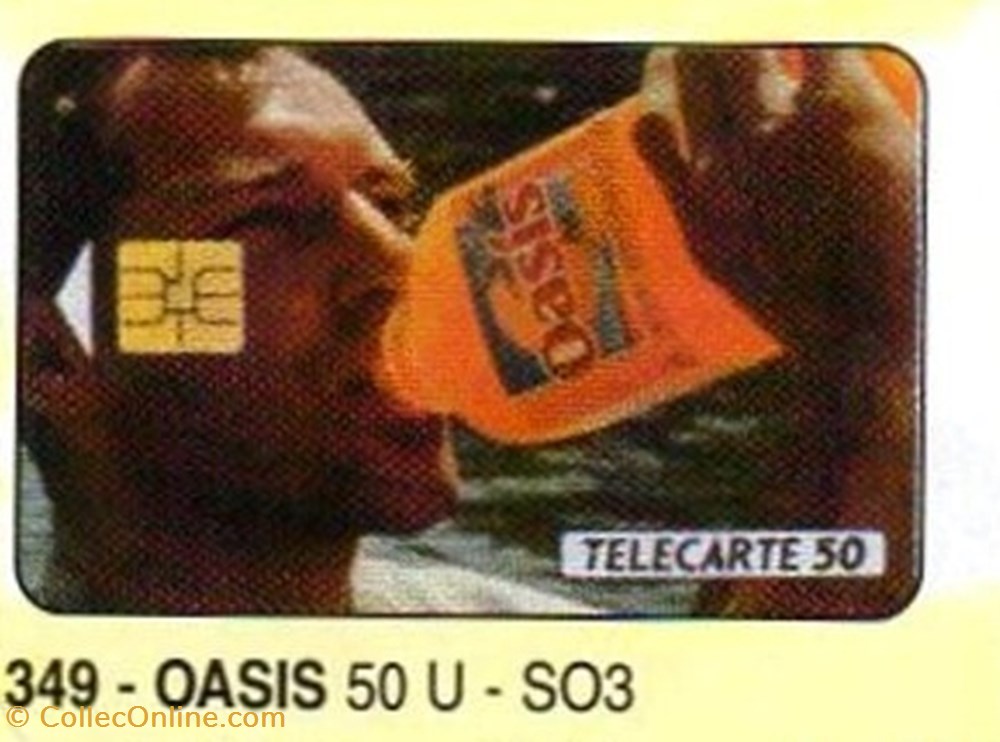 1993 18 OASIS NUMEROTEE TIRAGE PRIVE divers telecartes 1993 18 oasis numerotee tirage prive