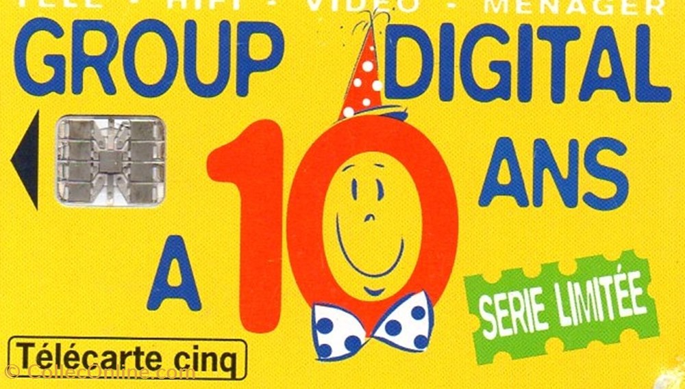 1997 GROUPE DIGITAL 05/97 SC7 diver telecarte 1997 groupe digital 05 97 sc7