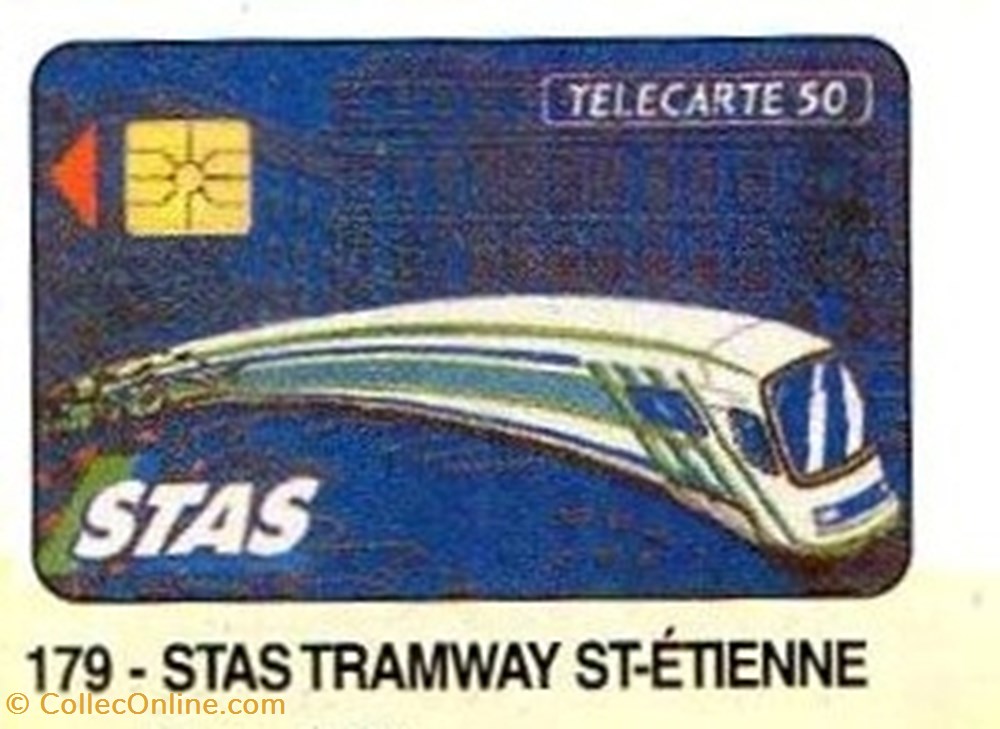 1991 18 STAS TRAMWAY ST ETIENNE divers telecartes 1991 18 stas tramway st etienne