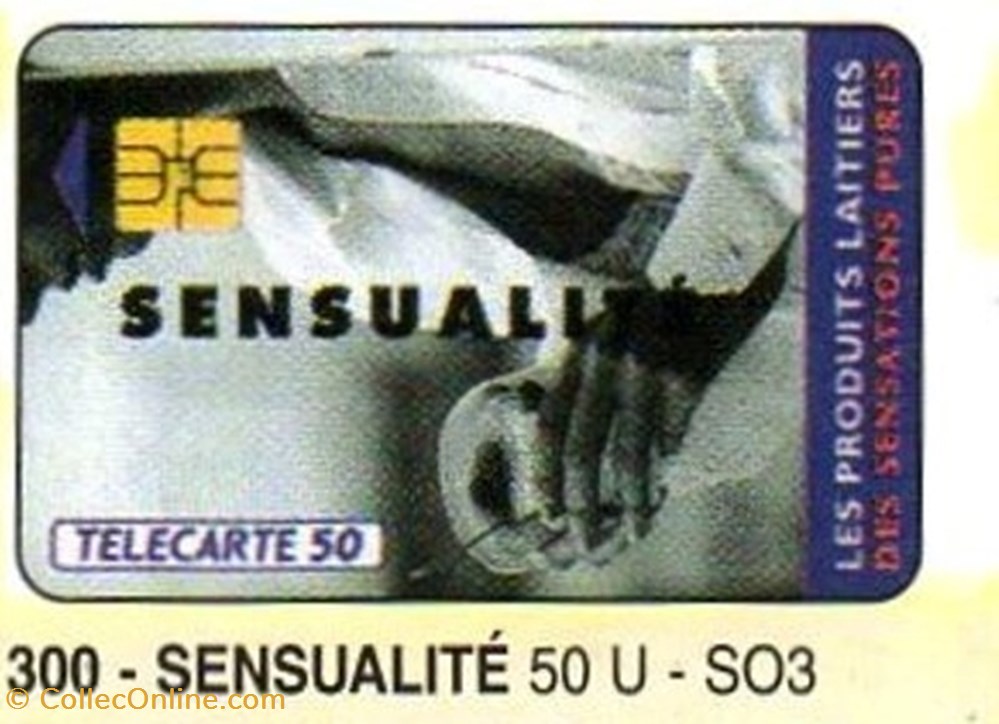 divers telecartes 1993 04 sensualite 120u 02 93 so4 serie a32006968