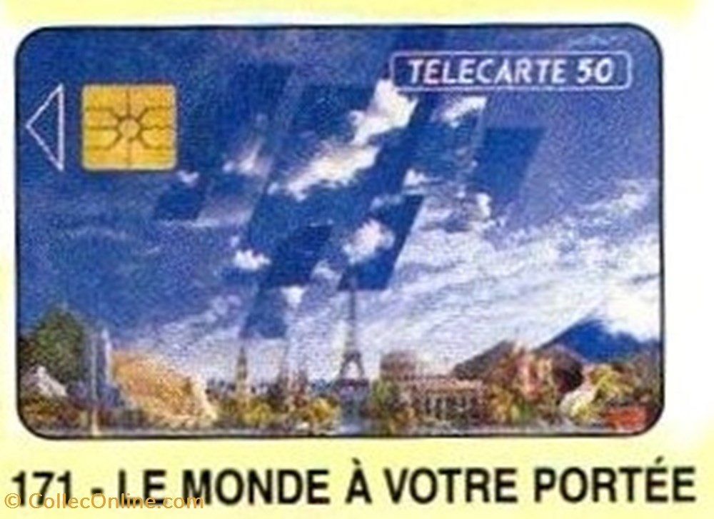 1991 16 LE MONDE A VOTRE PORTEE 50U 10/91 GEM CHIFFRE 7 GRAS SERIE B 1A17E divers telecartes 1991 16 le monde a votre portee 50u 10 91 gem chiffre 7 gras serie b 1a17e