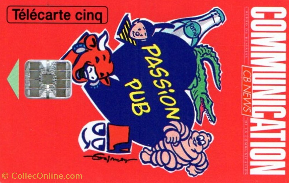 diver telecarte 1993 cb news communication 05 93 sc7