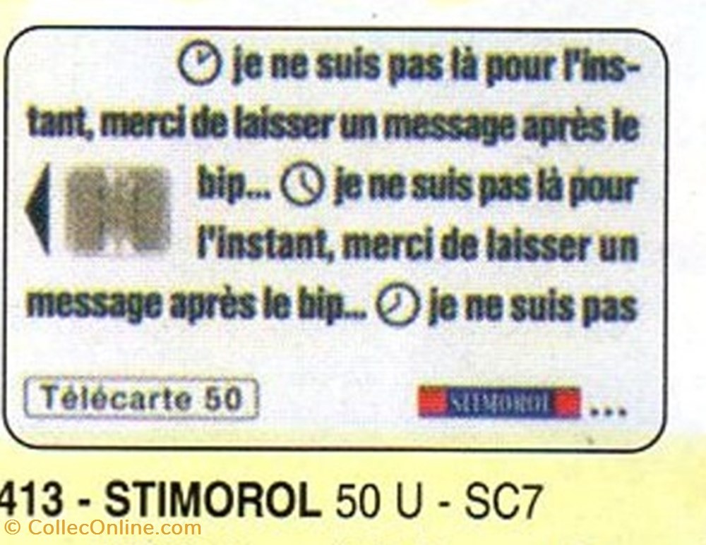 1993 30 STIMOROL 120U 10/93 SC7 divers telecartes 1993 30 stimorol 120u 10 93 sc7