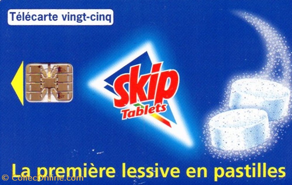1998 SKIP TABLETS 03/98 SC7 OR T2G diver telecarte 1998 skip tablets 03 98 sc7 or t2g