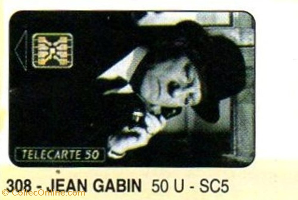 divers telecartes 1993 06 jean gabin