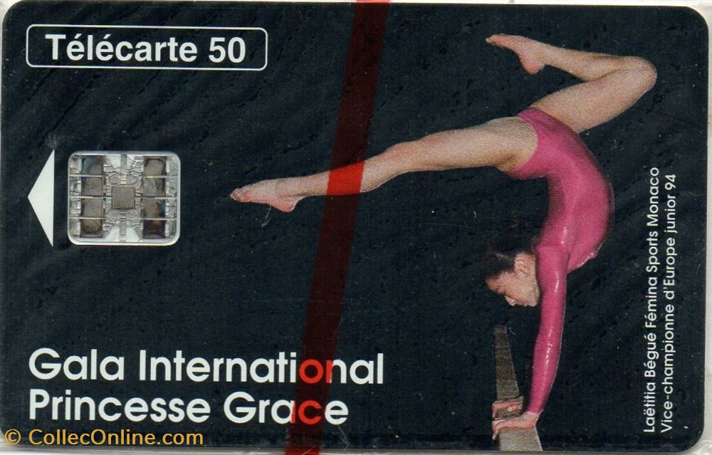 1994 GALA PRINCESSE GRACE 50U 10/94 SC7 divers telecartes 1994 gala princesse grace 50u 10 94 sc7