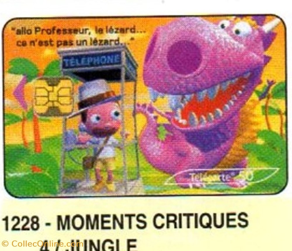 2003 08 MOMENTS CRITIQUES 4 JUNGLE divers telecartes cartes telephoniques 2003 08 moments critiques 4 jungle