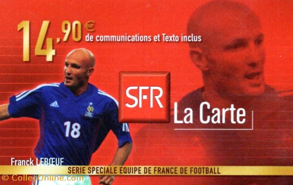 EDF SFR 14.90 € F F.LEBOEUF RIGIDE divers telecartes edf sfr 14 90 f f leboeuf rigide