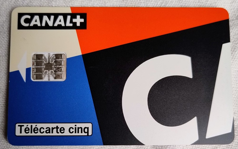 1997 CANAL + 04/97 SC7 divers telecartes cartes telephoniques 1997 canal 04 97 sc7