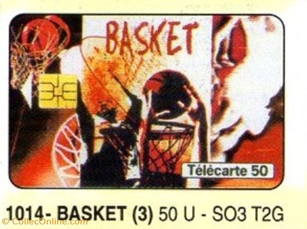 2000 01 BASKET 50U 01/00 SC7 T2G divers telecartes 2000 01 basket 50u 01 00 sc7 t2g