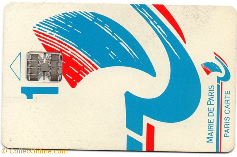 divers telecartes paris carte 1 logo ville verso stationnement residentiel