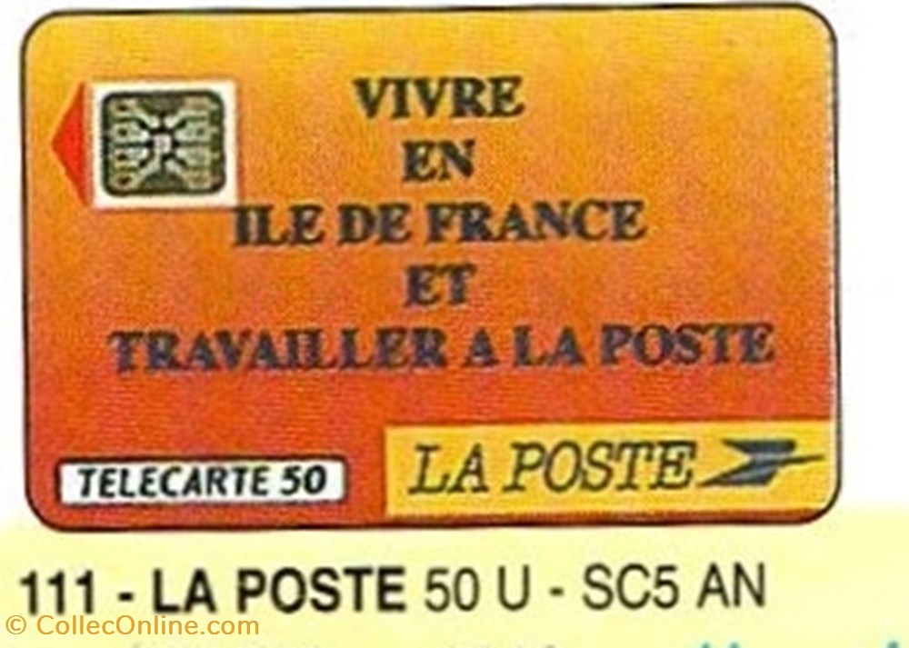 divers telecartes 1990 10 la poste