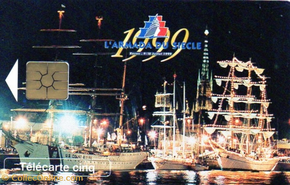 diver telecarte 1999 l armada du siecle rouen 1999 06 99 t2g gem2