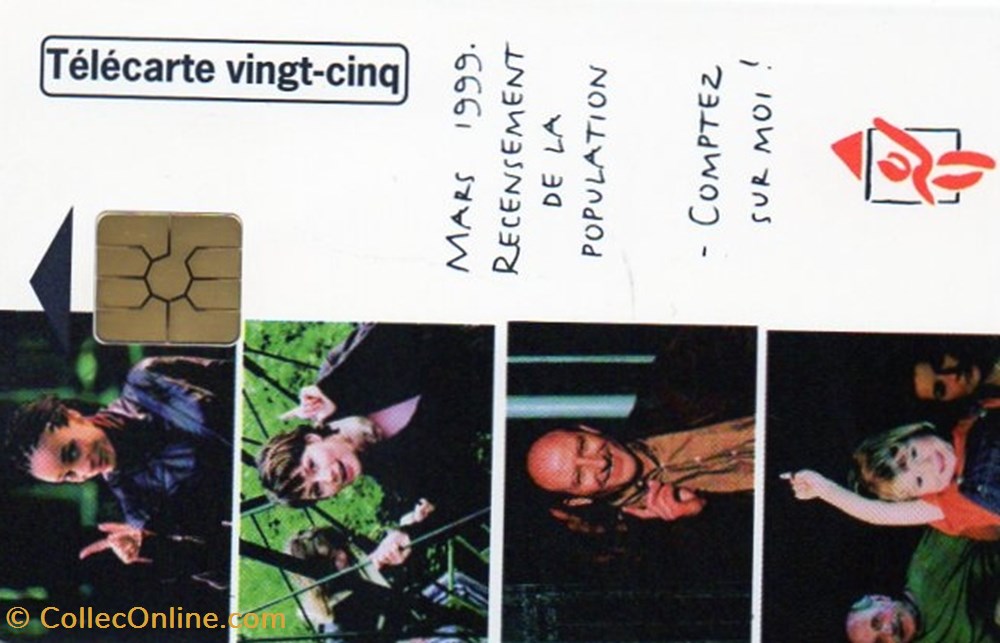diver telecarte 1999 recensement 1999 12 98 gem2 t2g