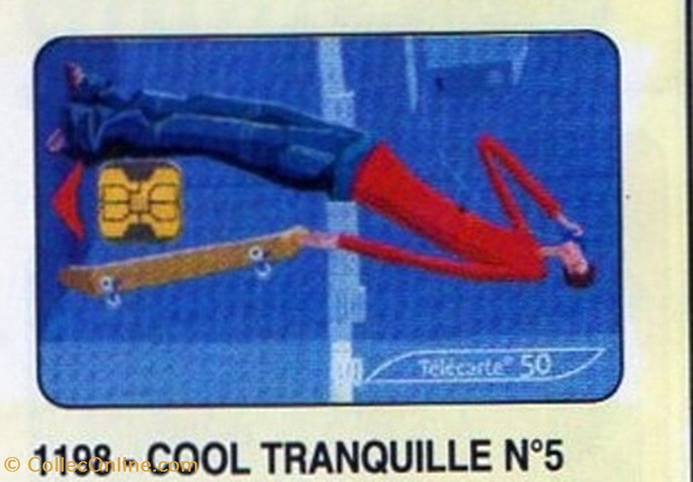 divers telecartes 2002 14 cool tranquille n 5 50u 07 02 so3