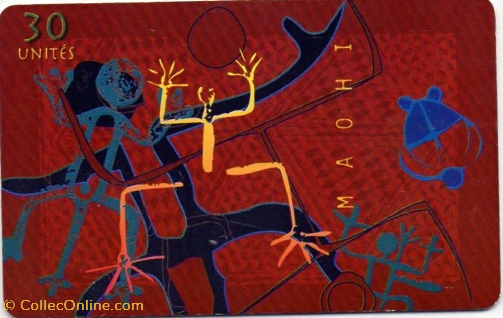 PF 1998 ART MAOHI 98 60U 08/98 GEM divers telecartes pf 1998 art maohi 98 60u 08 98 gem