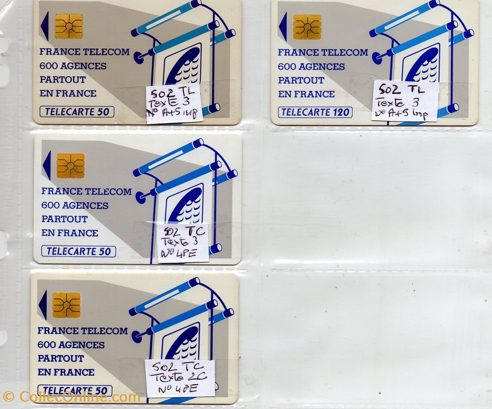 divers telecartes cartes telephoniques 600 agences so2