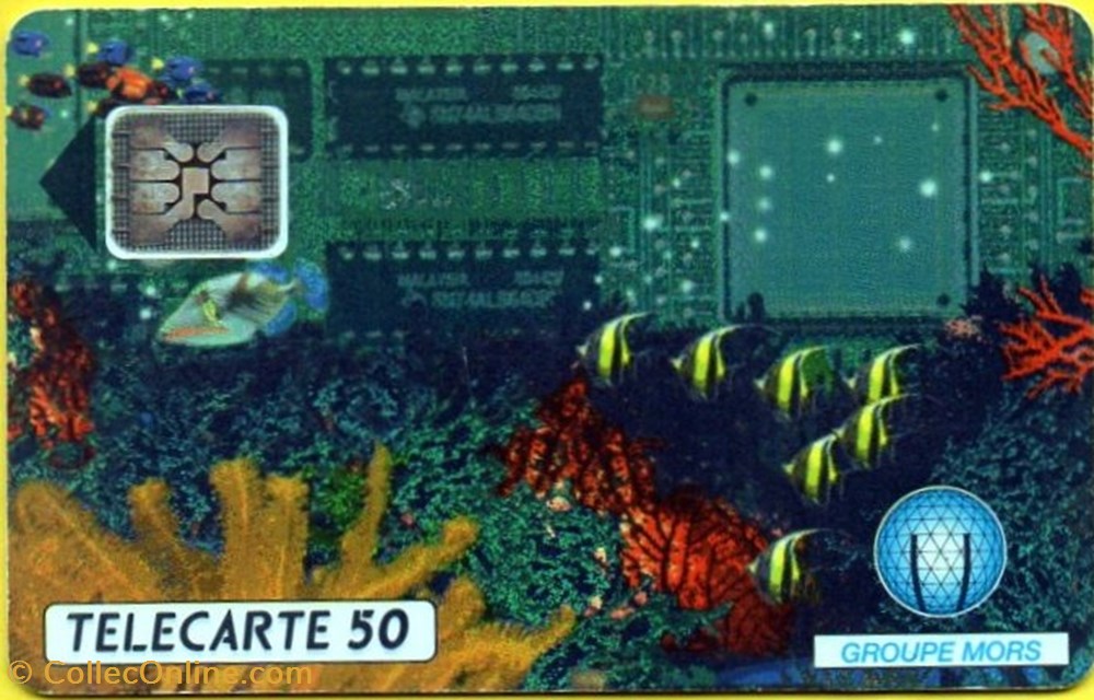 1992 GROUPE MORS 12/92 SC4 diver telecarte 1992 groupe mors 12 92 sc4