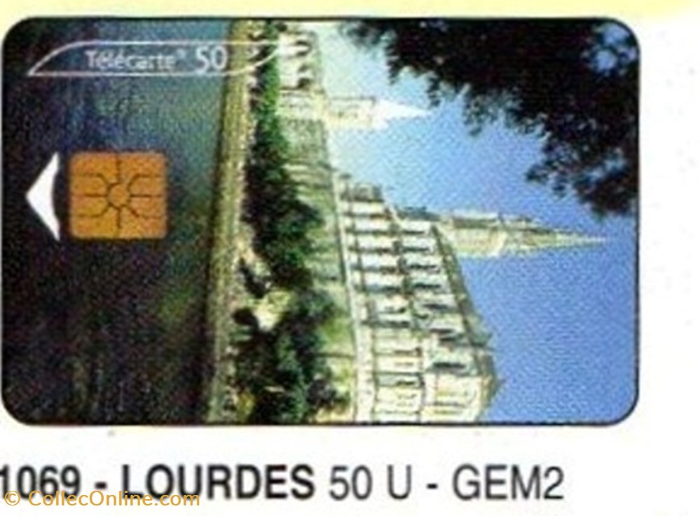 divers telecartes 2000 06 lourdes 50u 09 00 gem2