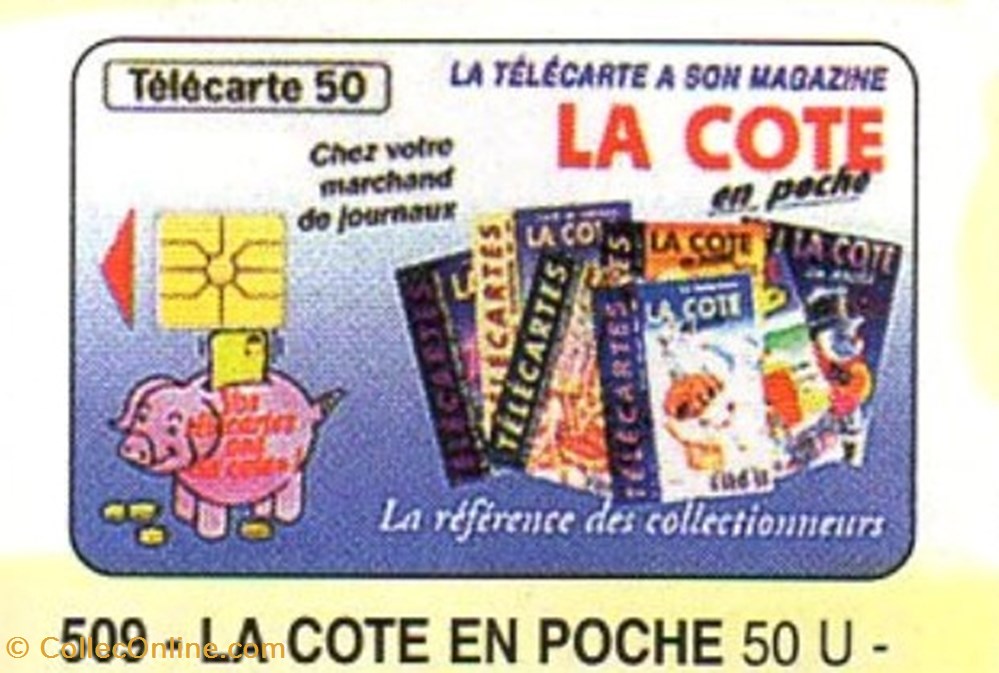 divers telecartes 1994 13 la cote en poche