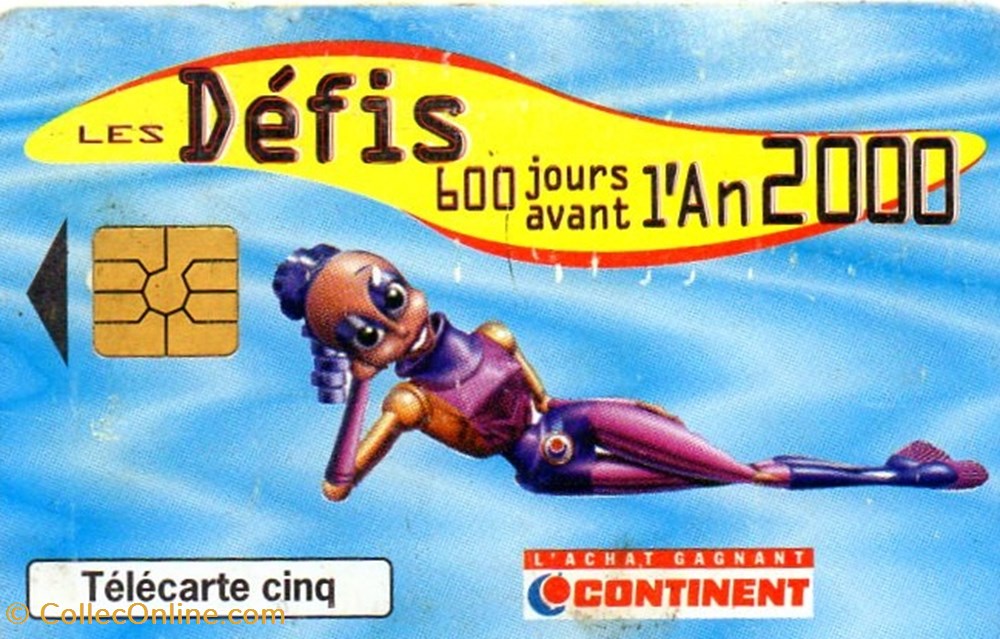 1998 CONTINENT 04/98 T2G GEM2 diver telecarte 1998 continent 04 98 t2g gem2