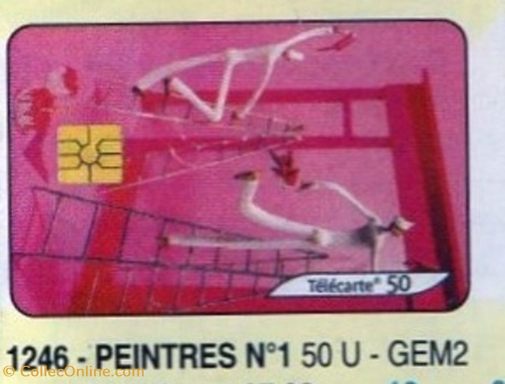 2003 13 PEINTRES N°1 divers telecartes 2003 13 peintres n 1