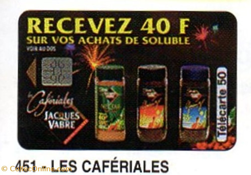1994 05 LES CAFERIALES divers telecartes 1994 05 les caferiales