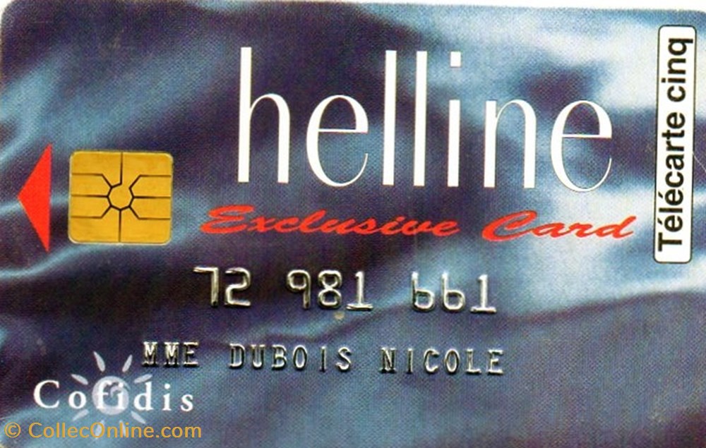 diver telecarte 1995 cofidis helline 12 95 gem