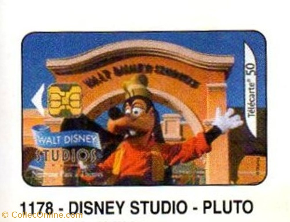 2002 06 DISNEY STUDIO - PLUTO 50U 04/02 SO6 divers telecartes 2002 06 disney studio pluto 50u 04 02 so6