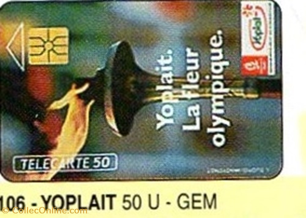 1990 07 YOPLAIT ULTRA BRILLANTE NUMEROTEE divers telecartes 1990 07 yoplait ultra brillante numerotee