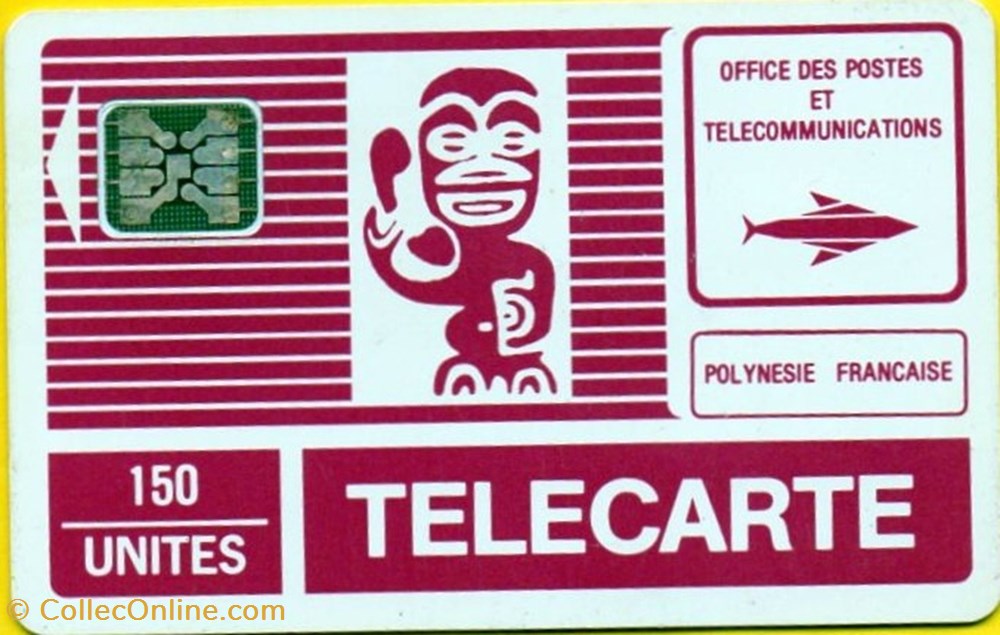 PF 1988 TIKI FUSHIA PETIT LOGO 150U 12/88 SC4 SE 06 divers telecartes pf 1988 tiki fushia petit logo 150u 12 88 sc4 se 06