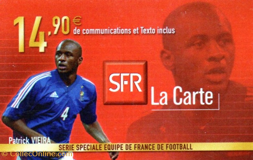 divers telecartes edf sfr 14 90 f p viera souple