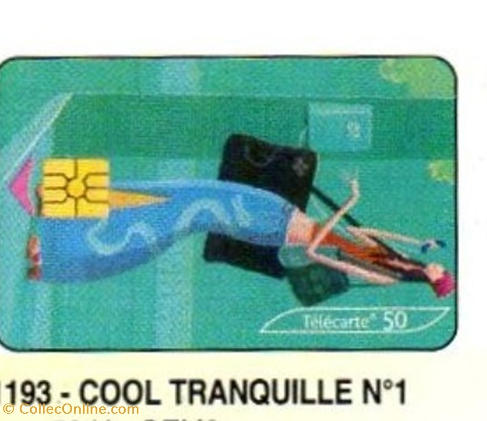 2002 11 COOL TRANQUILLE N°1 50U 08/02 OB1 divers telecartes 2002 11 cool tranquille n 1 50u 08 02 ob1