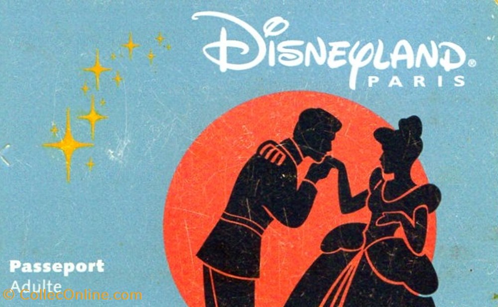 1999 CENDRILLON DISNEYLAND PARIS PASSEPORT HOTEL EXPIRE LE XXXXXX FORFAIT PACKAGE vieux papiers tickets entree 1999 cendrillon disneyland paris passeport hotel expire le xxxxxx forfait package