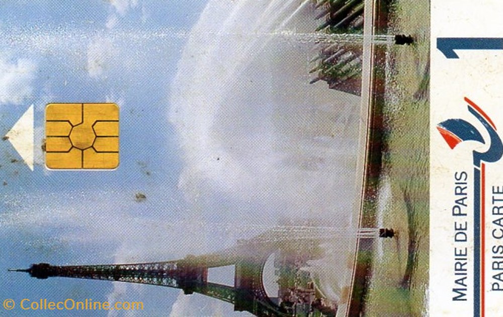 PARIS CARTE 1 LA TOUR EIFFEL VERSO TEXTE LA TOUR EIFFEL divers telecartes paris carte 1 la tour eiffel verso texte la tour eiffel