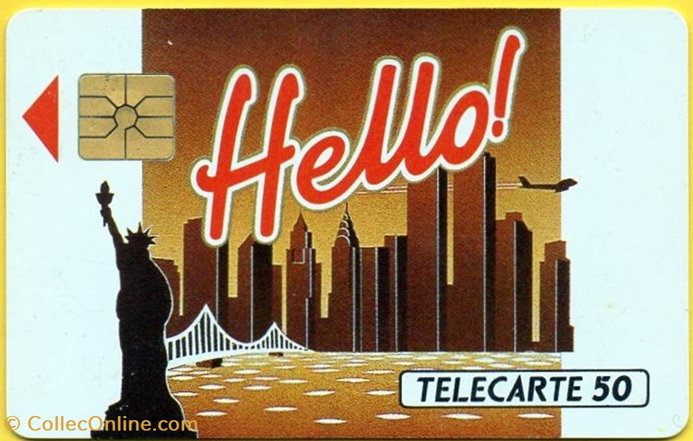 1991 HELLO DE LU 01/91 GEM diver telecarte 1991 hello de lu 01 91 gem