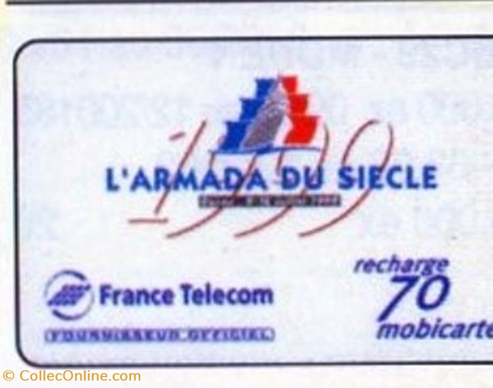 divers telecartes 1999 l armada du siecle